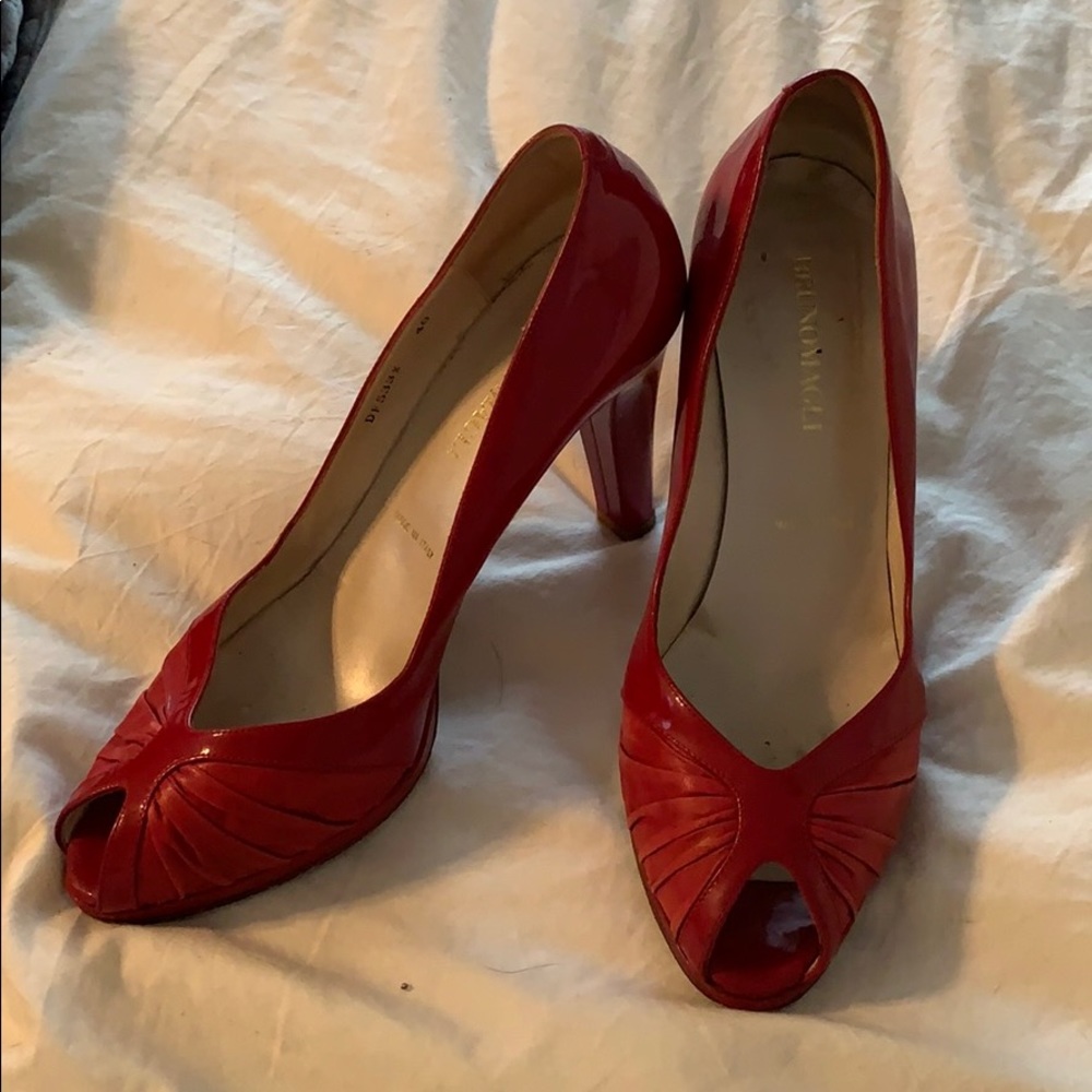 Bruno Magli Genuine Leather Heels Size 10